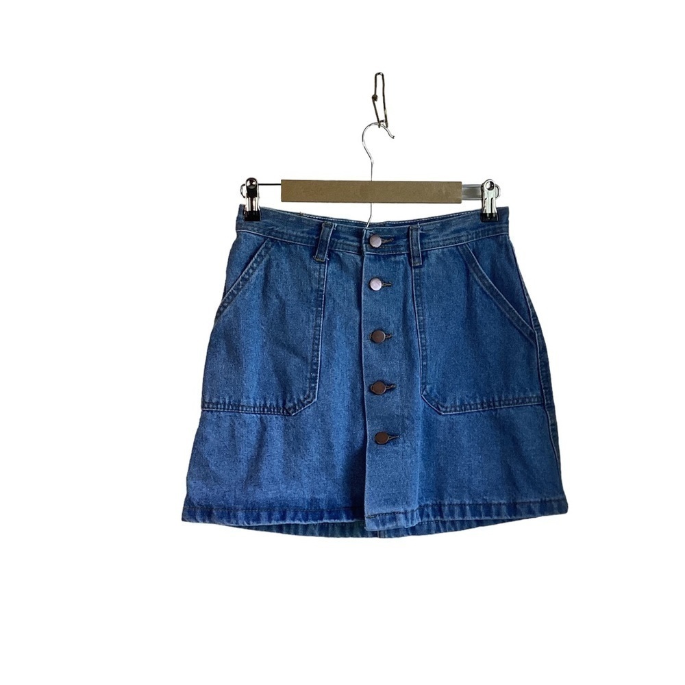 Denim Women’s Button Front Skirt Size S